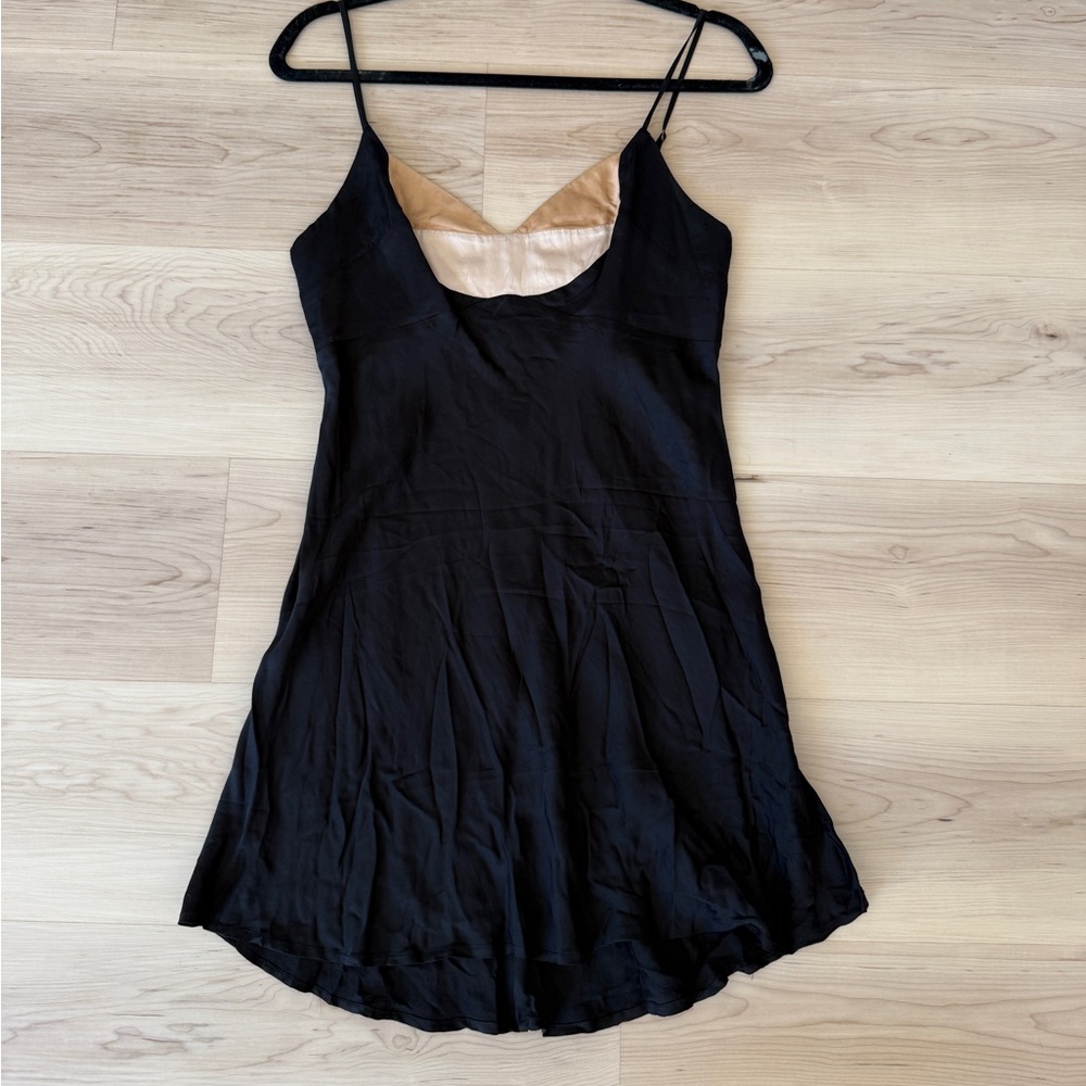 Anthropologie Black Mini Dress